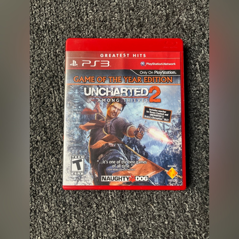 Uncharted 2: Among Thieves PlayStation 3 GOTY Edition TESTED=WORKING